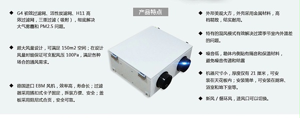 康舒清新正压除霾新风机